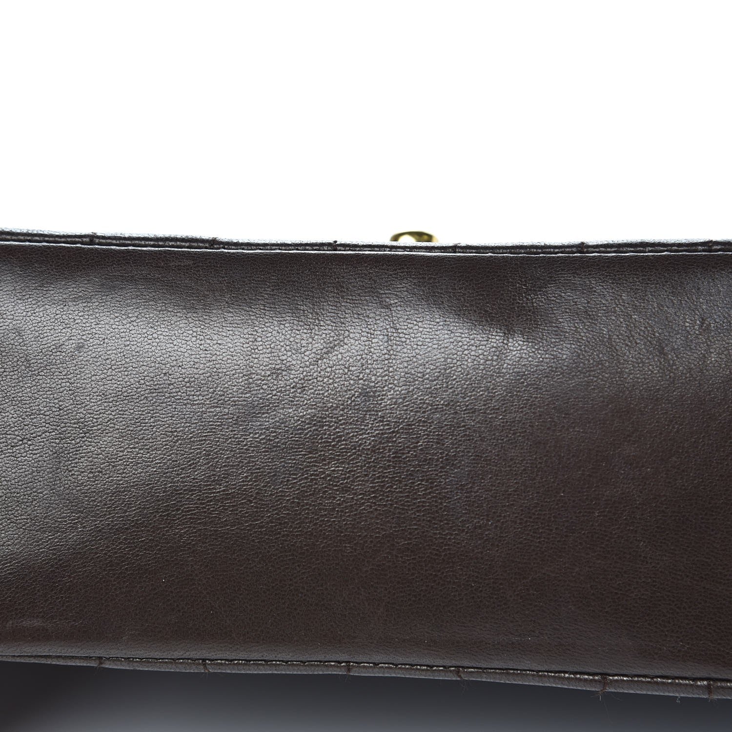 Chanel Lambskin Quilted Small Single Flap Brown 11 of 15
