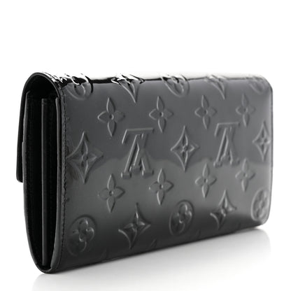 Louis Vuitton Vernis Sarah Wallet Black 3 of 13