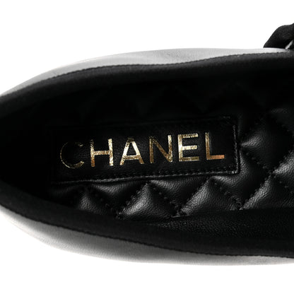 Chanel Lambskin Mary Jane Flats 36.5 Black 8 of 10