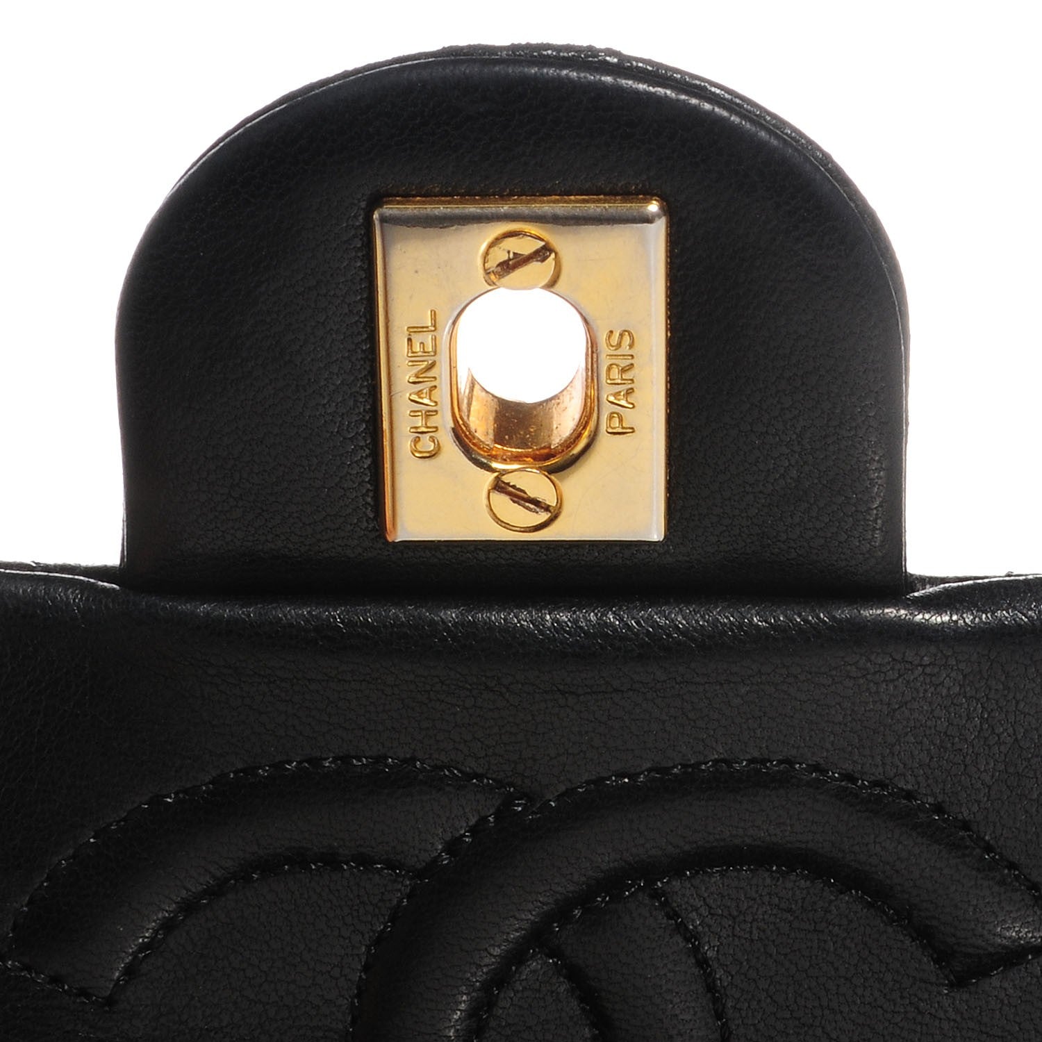 Chanel Lambskin Quilted Mini Square Flap Black 5 of 8