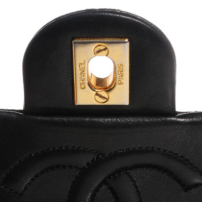 Chanel Lambskin Quilted Mini Square Flap Black 5 of 8