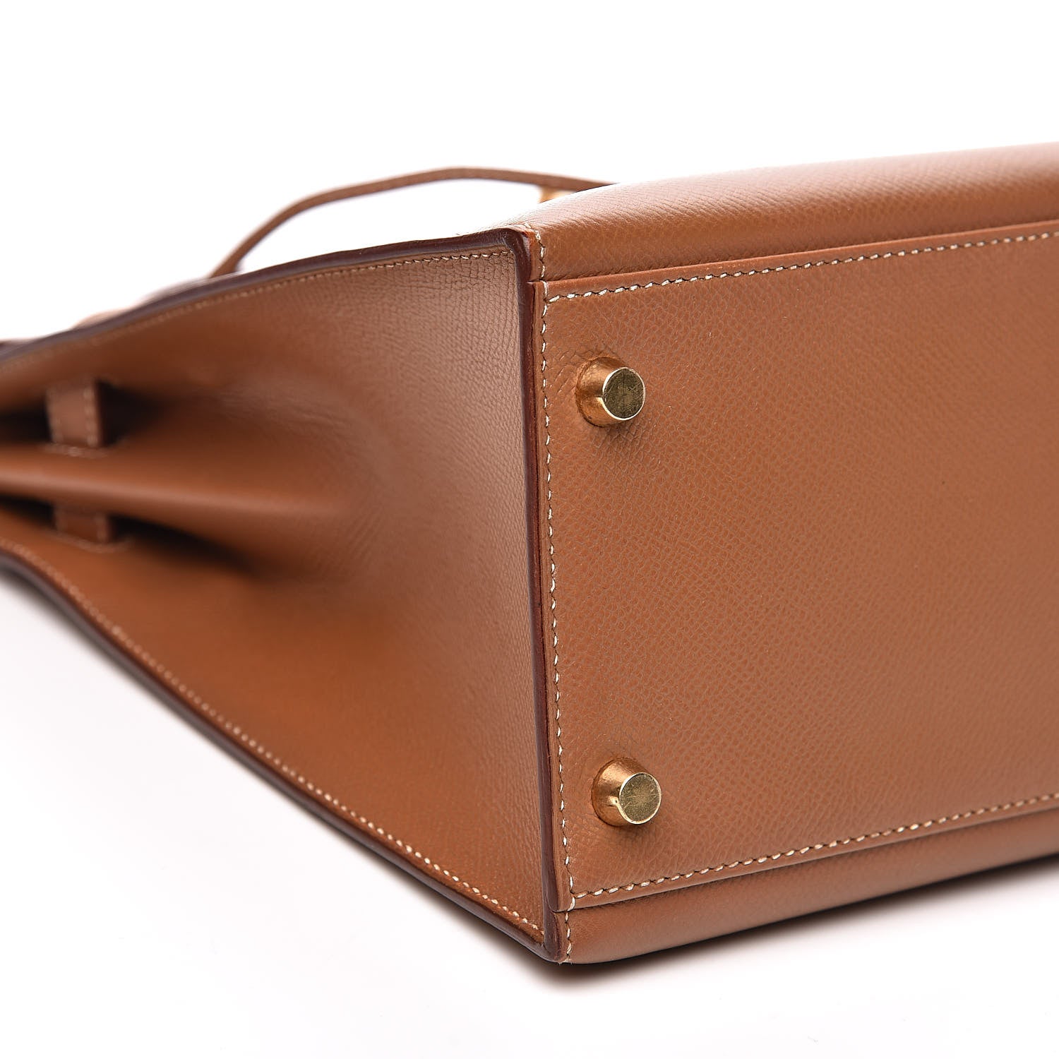 Hermes Courchevel Kelly Sellier 32 Gold 26 of 32