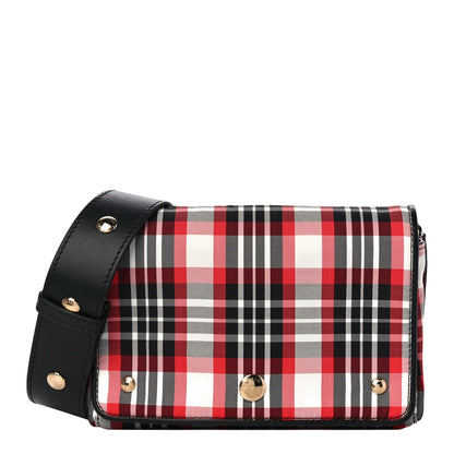 Burberry Nylon Hackberry Crossbody Bag Red Black White 1 of 10
