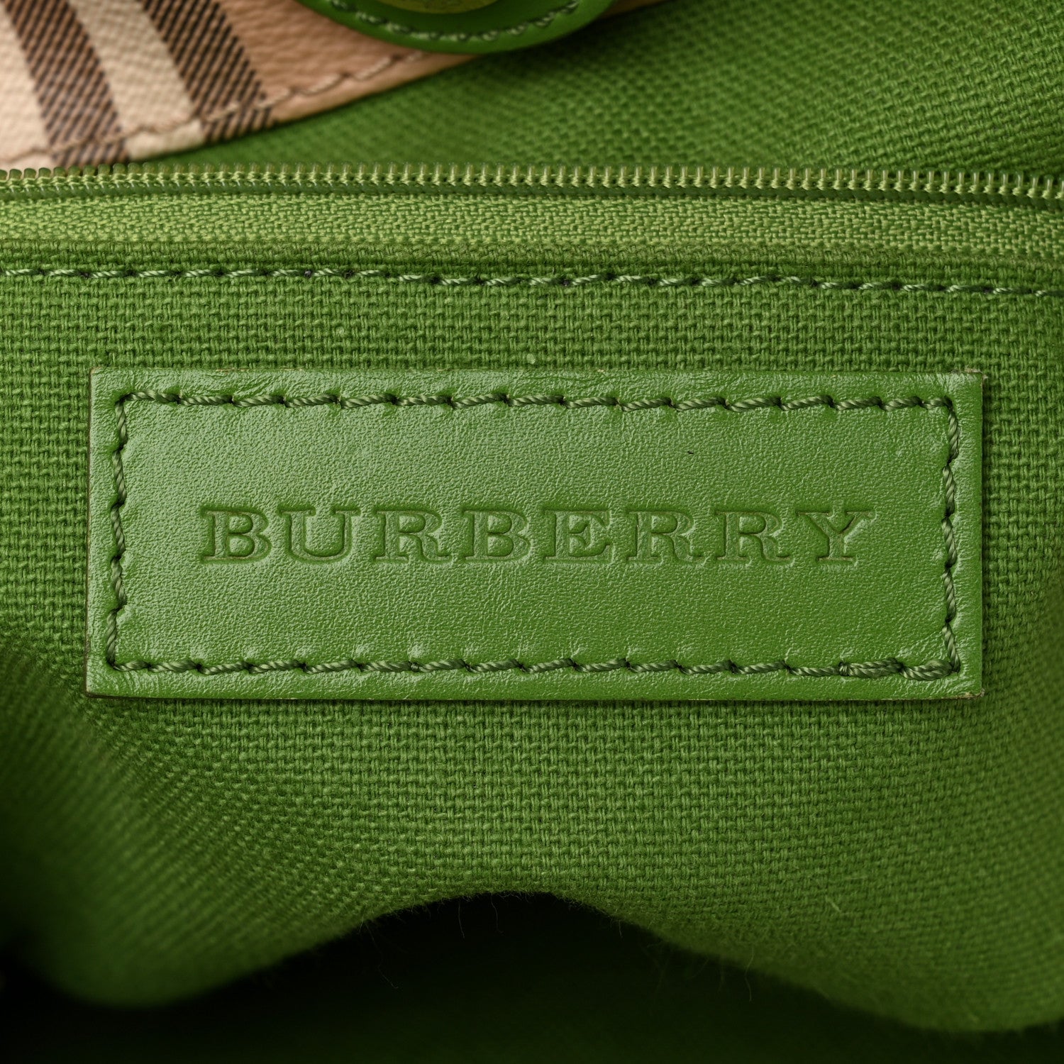 Burberry Haymarket Check Small Canterbury Tote Pine 6 of 10