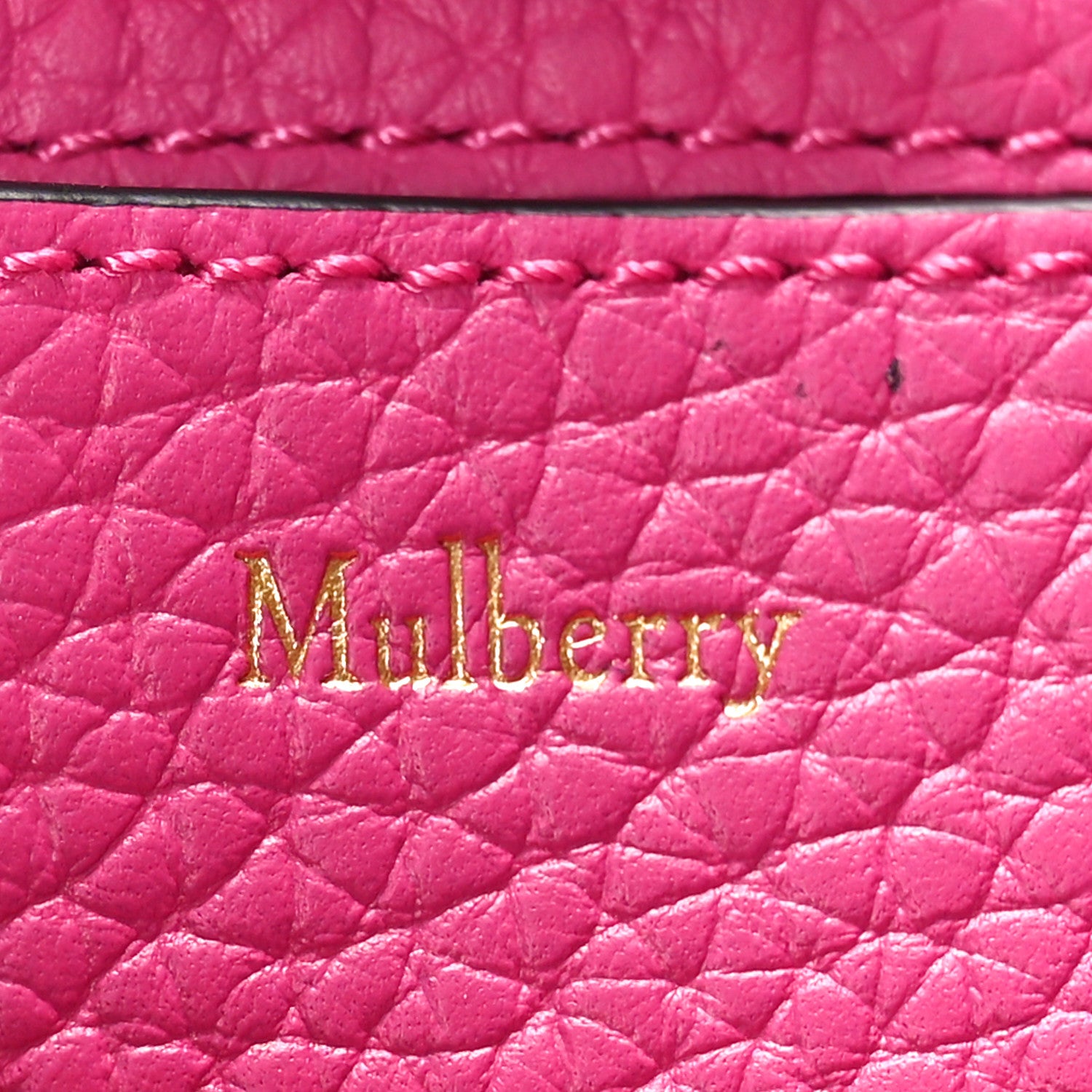 Mulberry Heavy Grain Mini Iris Hobo Pink 6 of 9