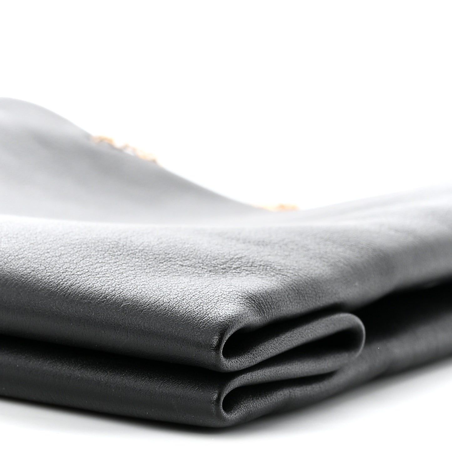 Smooth Calfskin Small Lunch Bag Black