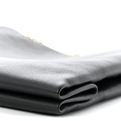 The Row Smooth Calfskin Small Lunch Bag Black 9 of 10