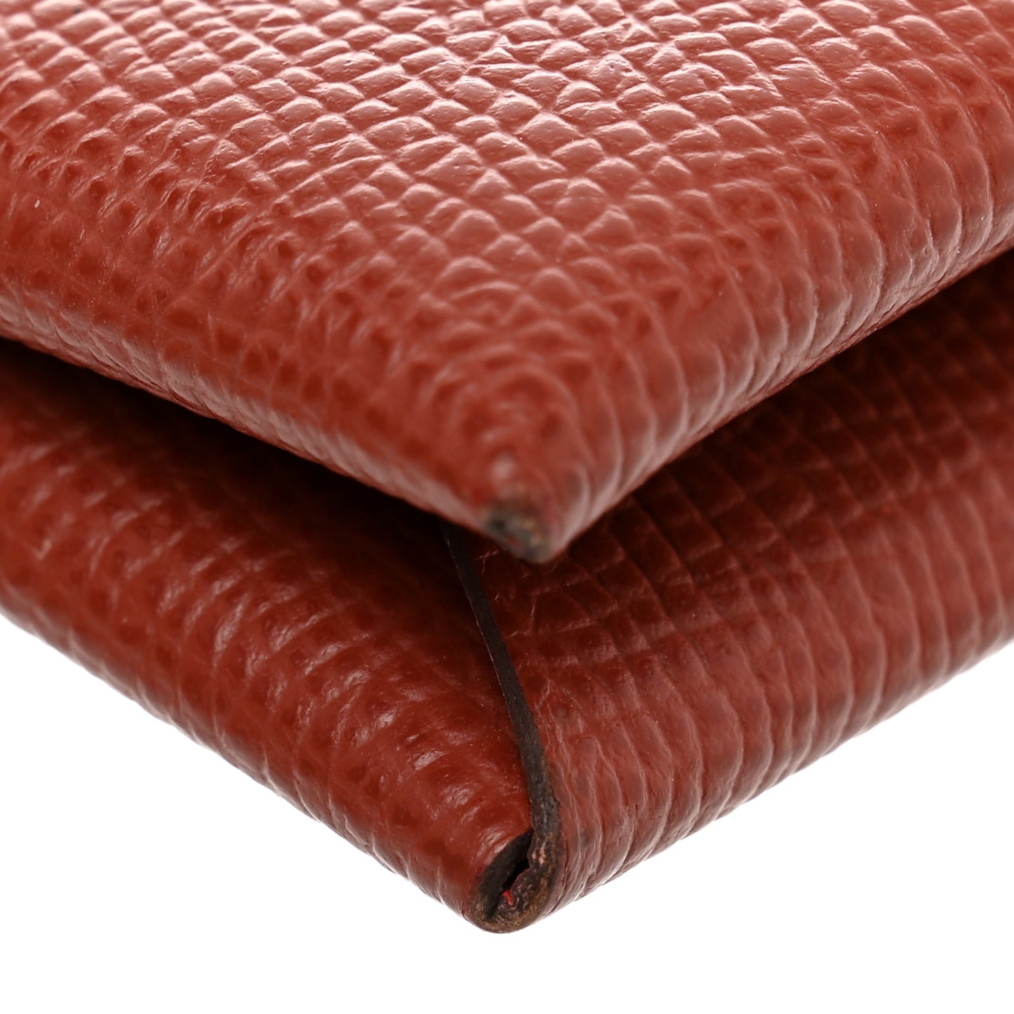 Epsom Verso Calvi Card Case Rouge Venetian Rose Texas