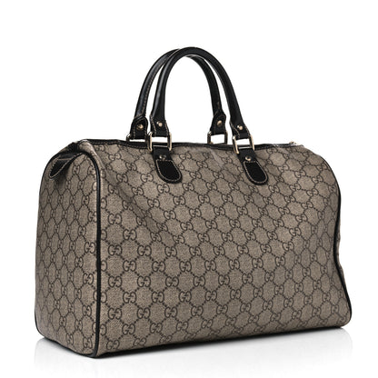 Gucci GG Plus Monogram Tattoo Heart Medium Joy Boston Dark Brown 2 of 16