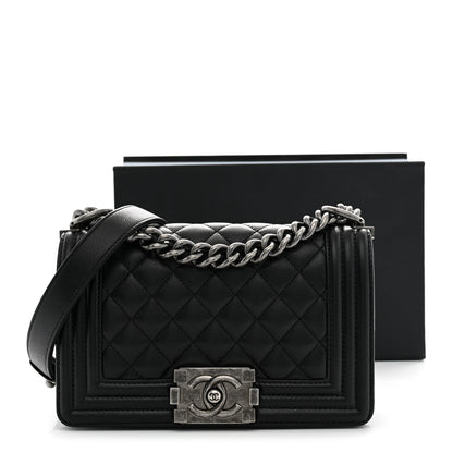 Chanel Caviar Quilted Small Boy Flap Black 11 of 11