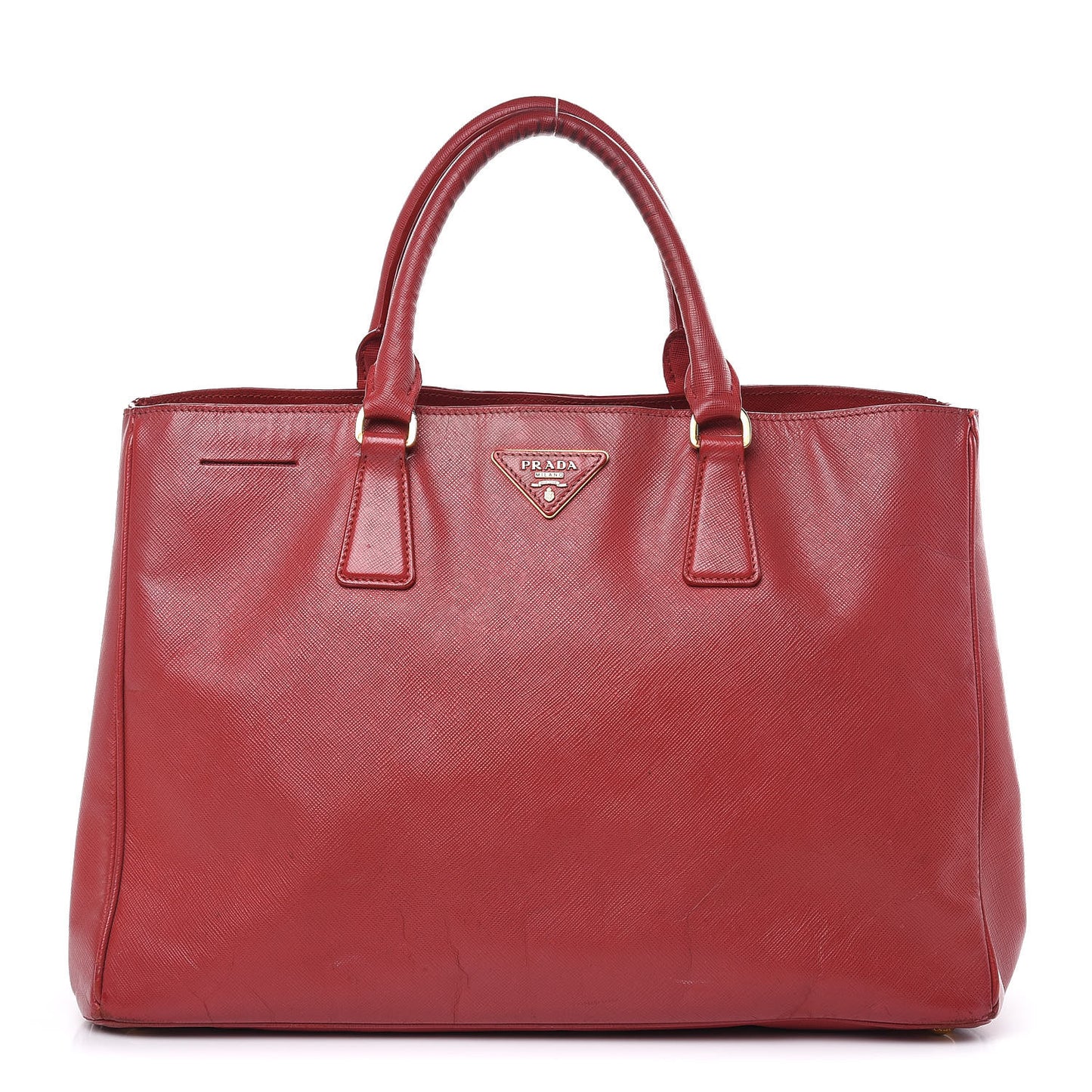 Saffiano Lux Large Tote Fuoco