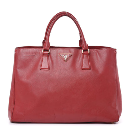 Prada Saffiano Lux Large Tote Fuoco 1 of 24