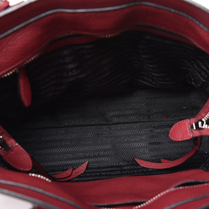 Prada Vitello Phenix Tote Cerise 5 of 8
