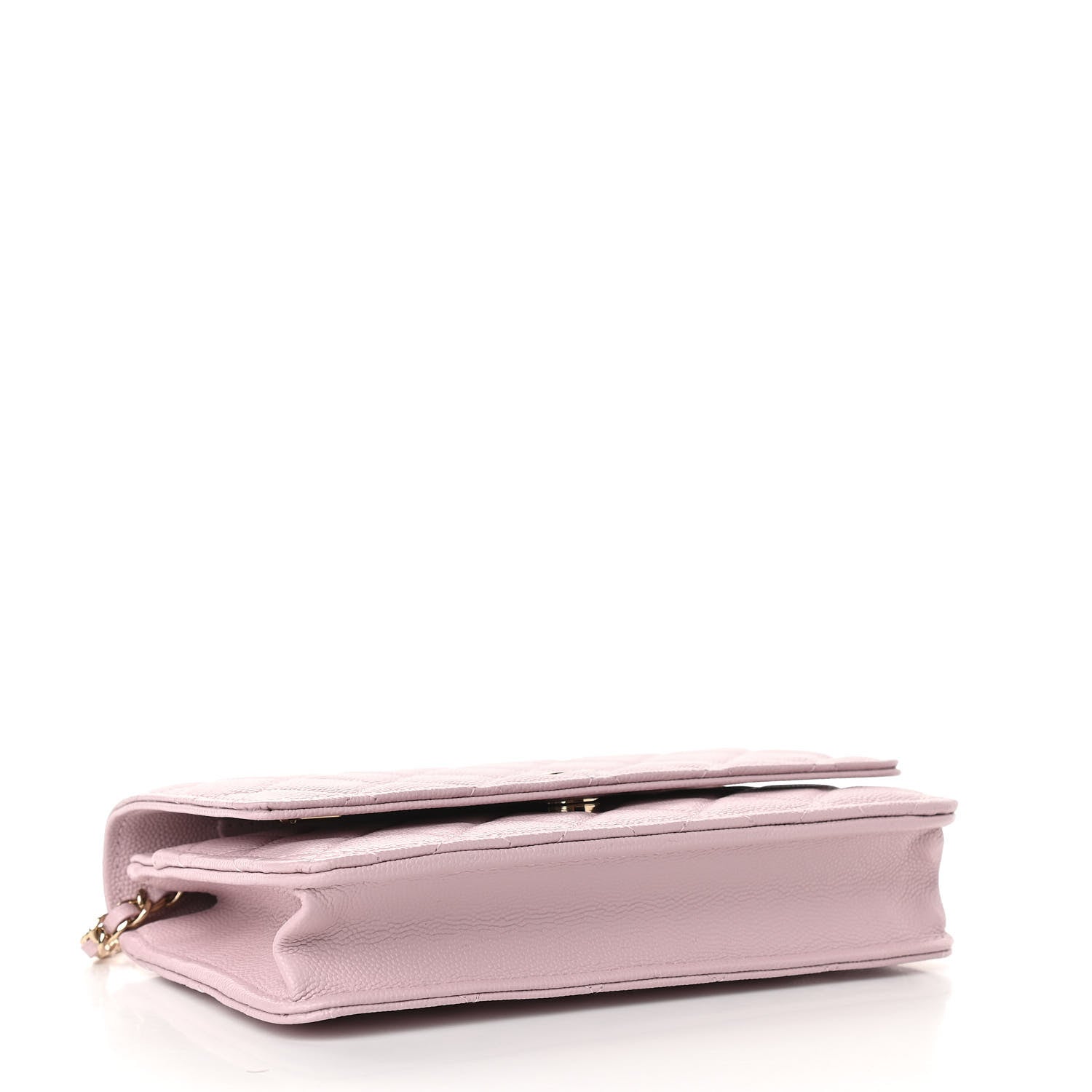 Chanel Caviar Quilted Wallet On Chain WOC Light Pink 4 of 12