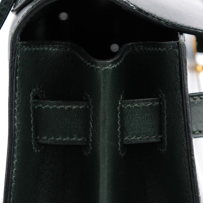 Hermes Box Kelly Sellier 32 Vert Fonce 27 of 28