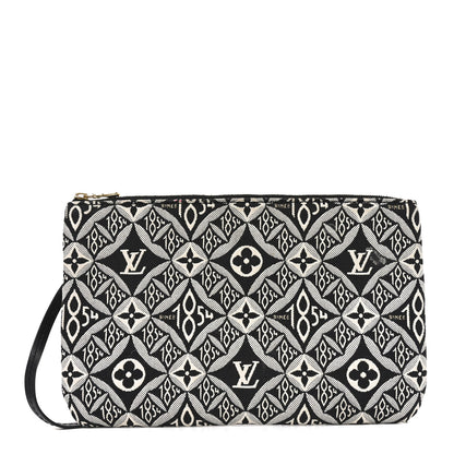 Louis Vuitton Jacquard Since 1854 Neverfull MM GM Pochette Grey 1 of 8
