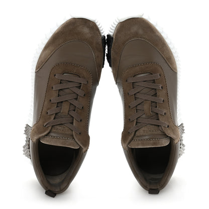 Hermes Goatskin Suede Goatskin Mens Bouncing Sneakers 43.5 Etoupe 2 of 11