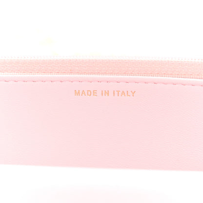 Chanel Lambskin Quilted Pearl Wallet On Chain WOC Pink 12 of 22