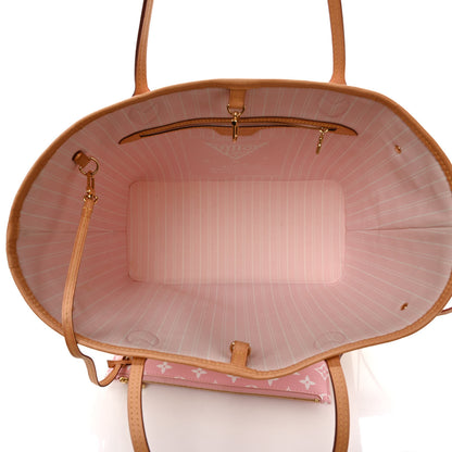 Louis Vuitton Monogram Giant By The Pool Neverfull MM Light Pink 6 of 10
