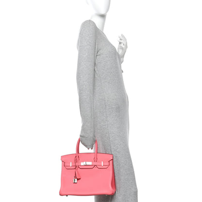 Hermes Togo Birkin 30 Rose Azalee 2 of 11