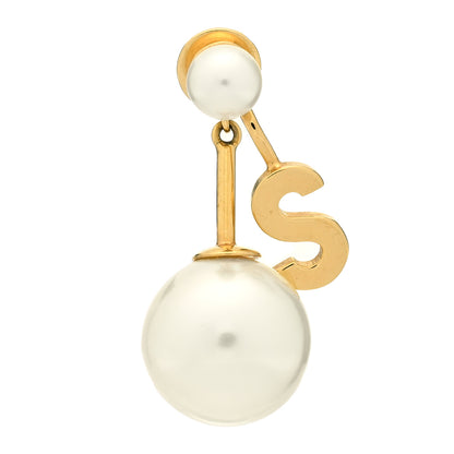 Christian Dior Pearl My ABCDior S Tribale Earring Gold 1 of 4