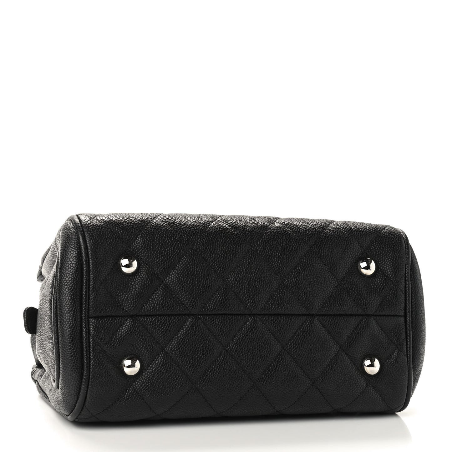 Caviar Quilted CC Tote Black