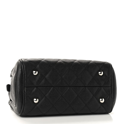 Chanel Caviar Quilted CC Tote Black 4 of 9