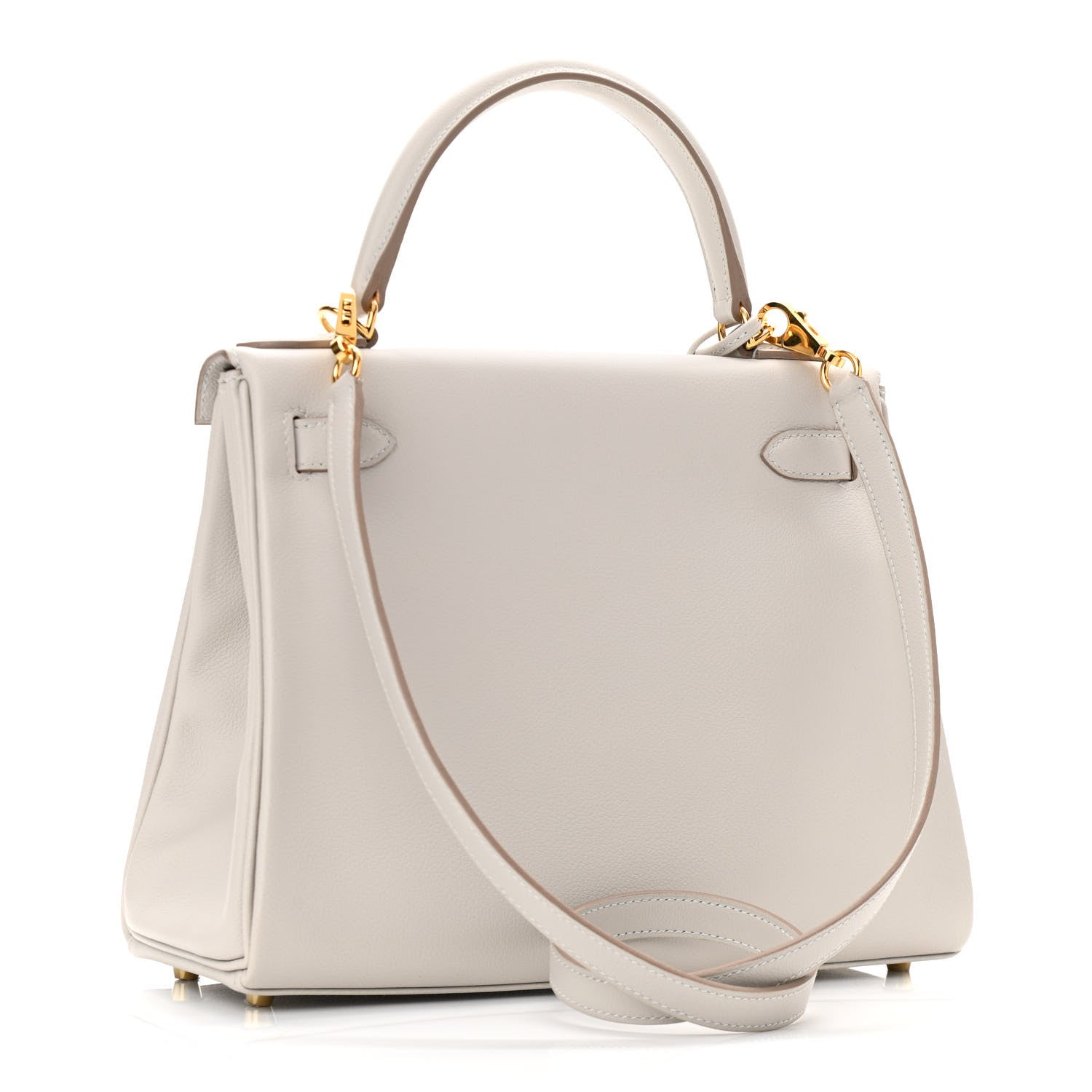 Hermes Evercolor Kelly Retourne 28 Gris Perle 3 of 11