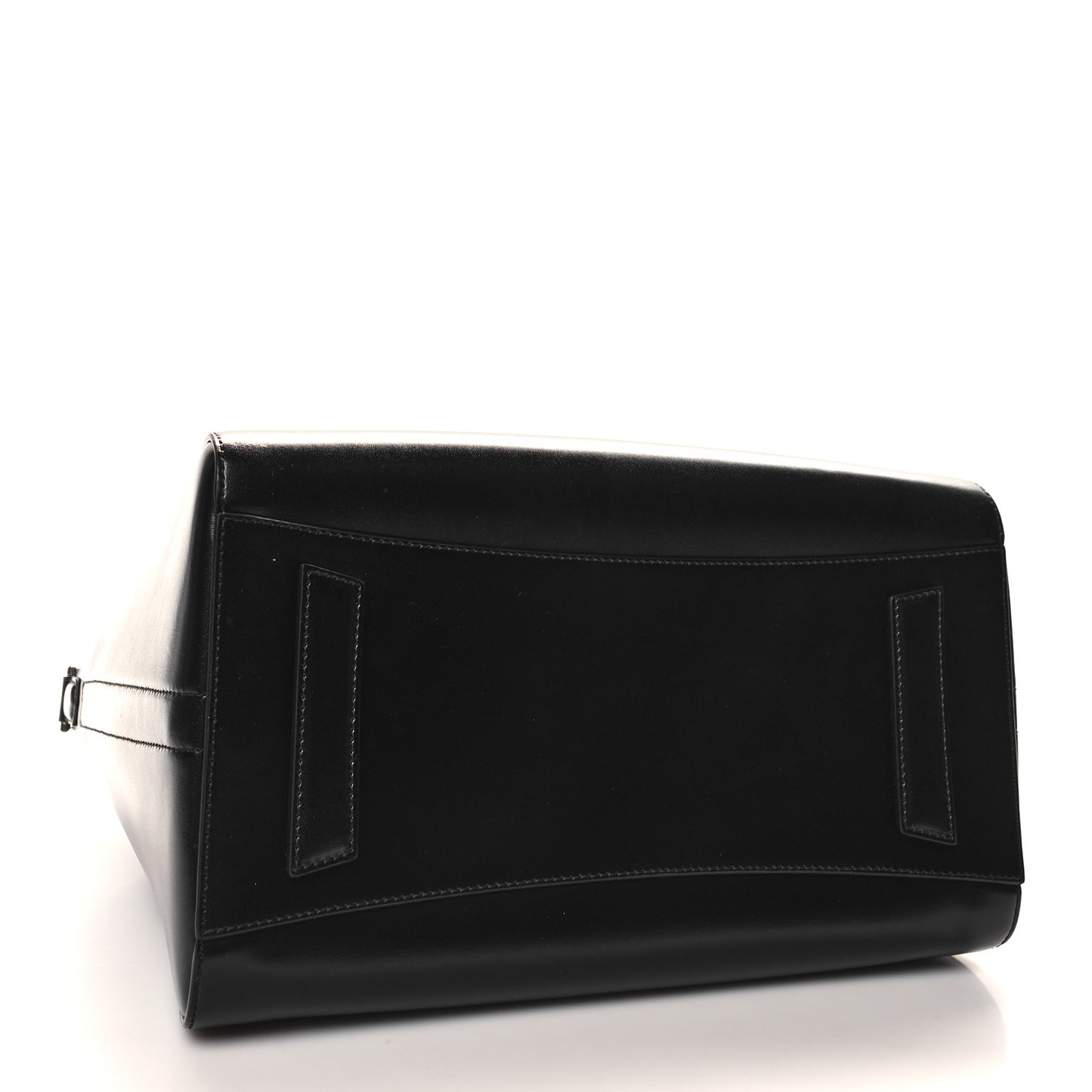 Shiny Lord Calfskin Small Antigona Black