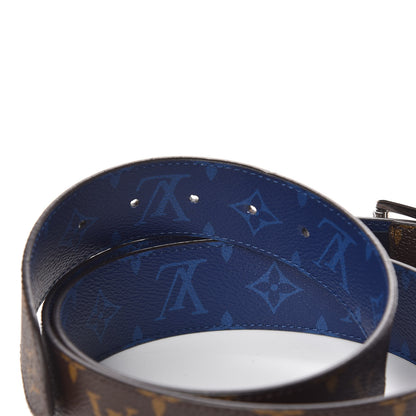 Louis Vuitton Monogram 40mm Reverso Belt 100 40 Pacific Blue 5 of 7