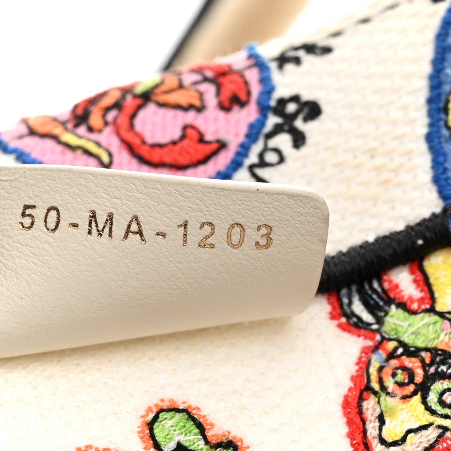 Christian Dior Canvas Embroidered Dragon Zodiac Medium Book Tote White Multicolor 7 of 13