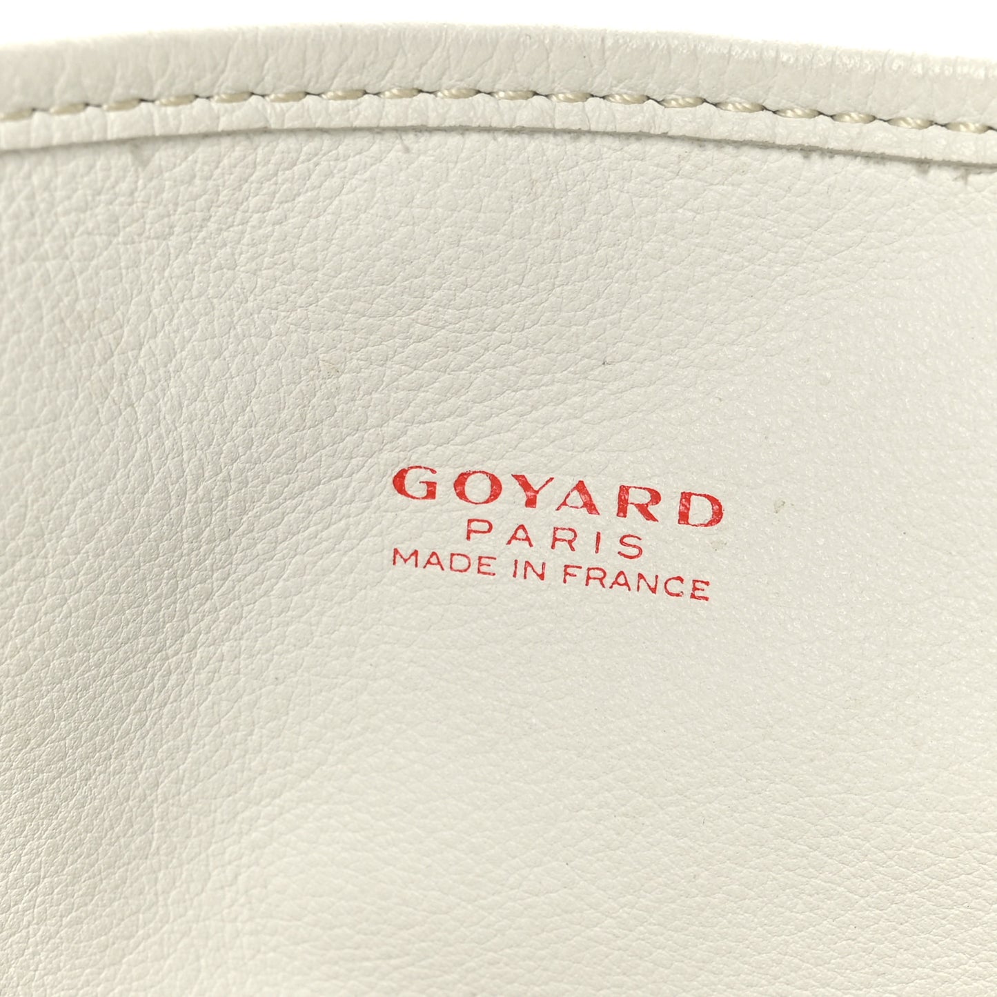 Goyardine Reversible Mini Anjou White