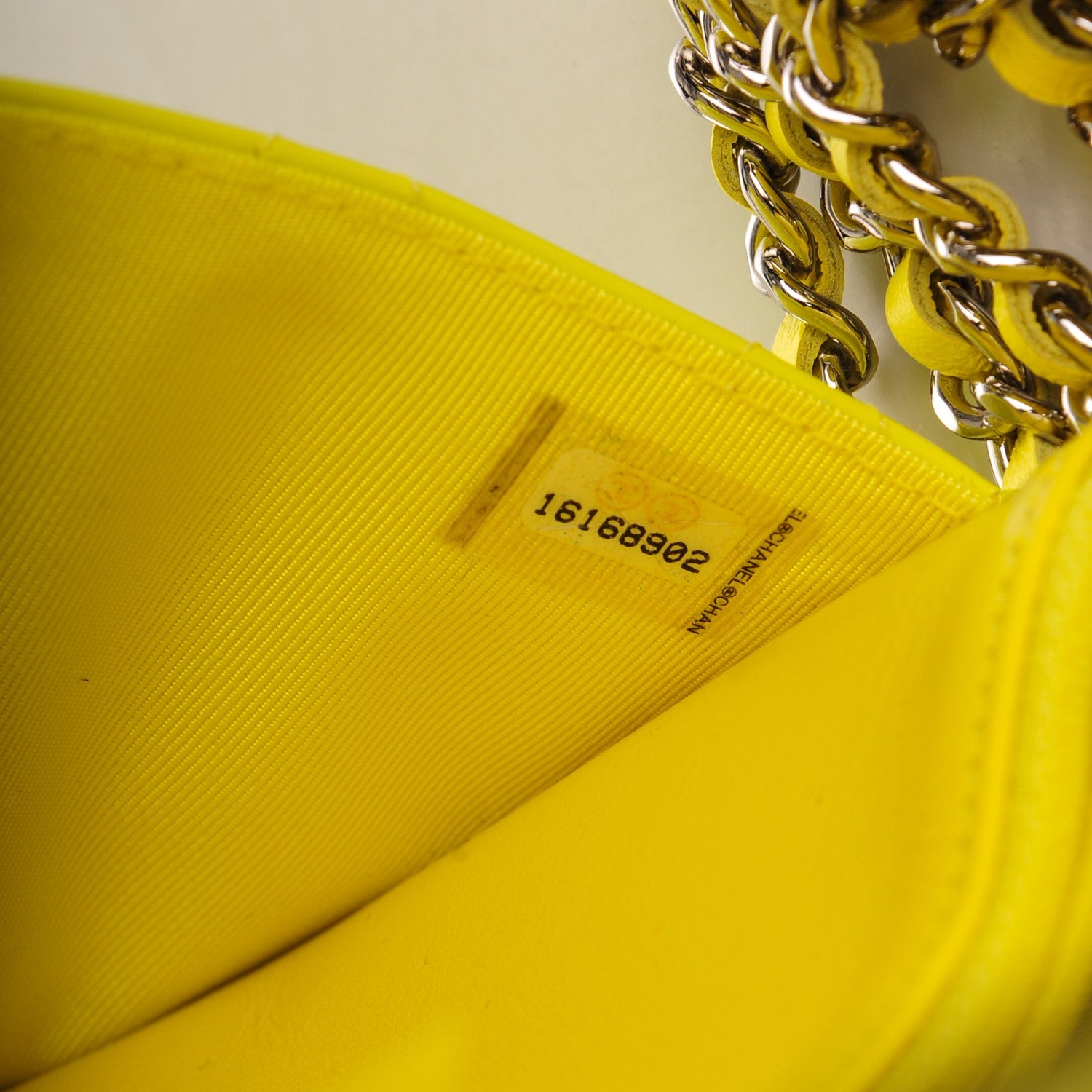 Chanel Patent Quilted Wallet On Chain WOC Light Green 8 of 8