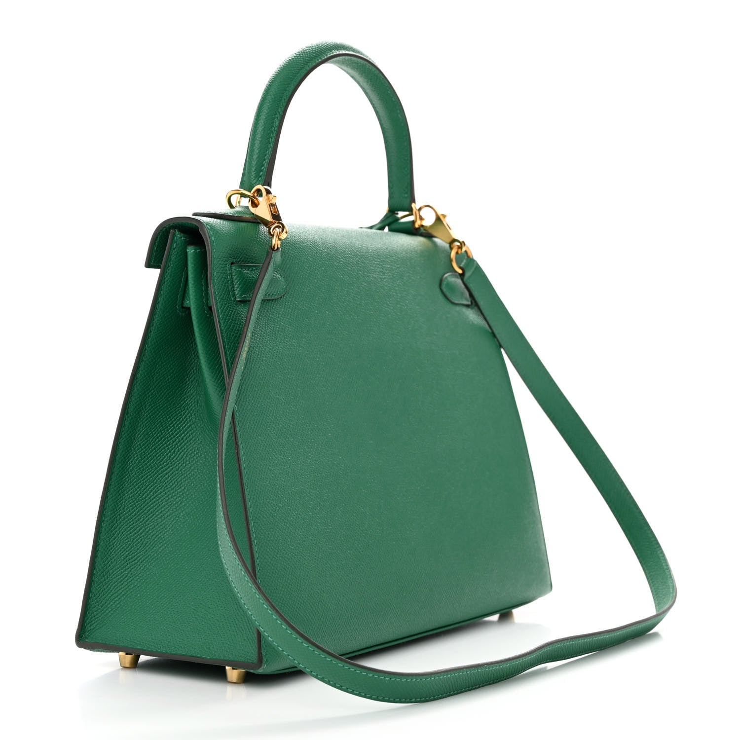 Hermes Epsom Kelly Sellier 28 Vert Vertigo 3 of 12