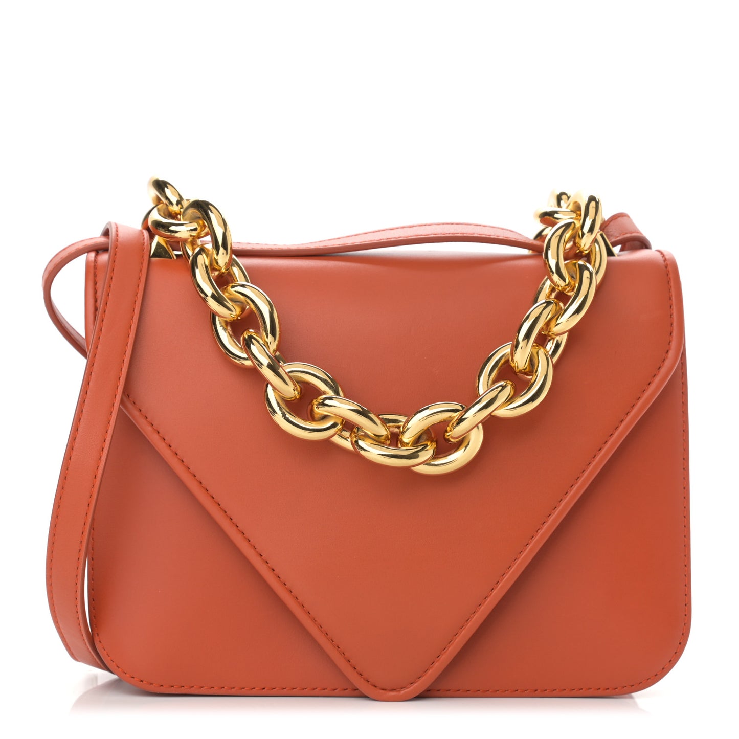 Calfskin Mount Envelope Bag Maple