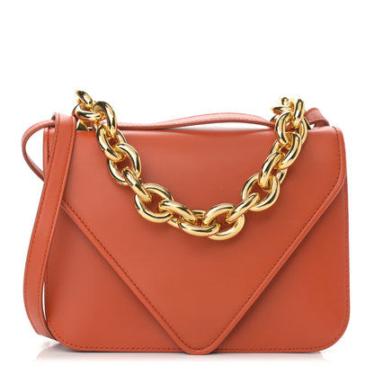 Bottega Veneta Calfskin Mount Envelope Bag Maple 1 of 10