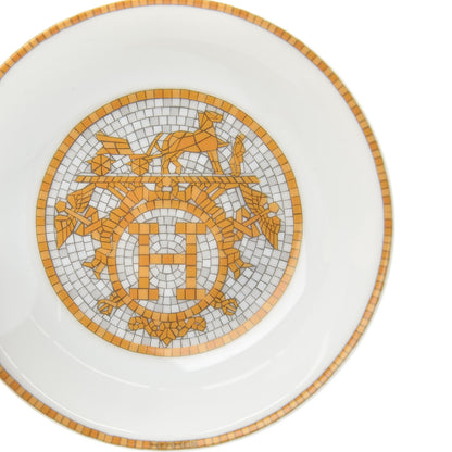 Hermes Porcelain Mosaique au 24 Soy Dish Set of 2 4 of 6
