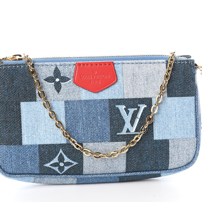 Louis Vuitton Denim Multi Pochette Accessories Mini Pochette 6 of 8