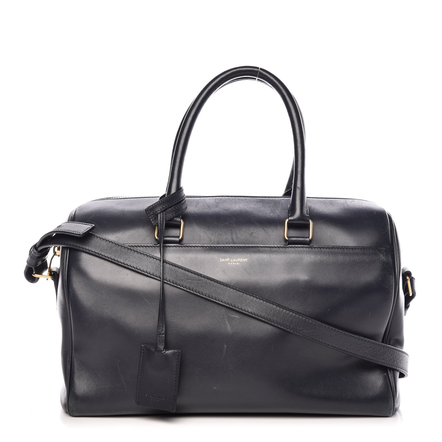 Saint Laurent Calfskin Classic Duffle 6 Marine 1 of 20