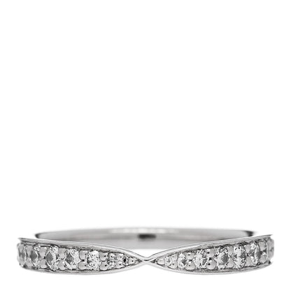 Tiffany Platinum Diamond Harmony Bead Set Band Ring 49 5 1 of 5
