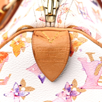 Louis Vuitton Watercolor Aquarelle Speedy 30 White 6 of 18