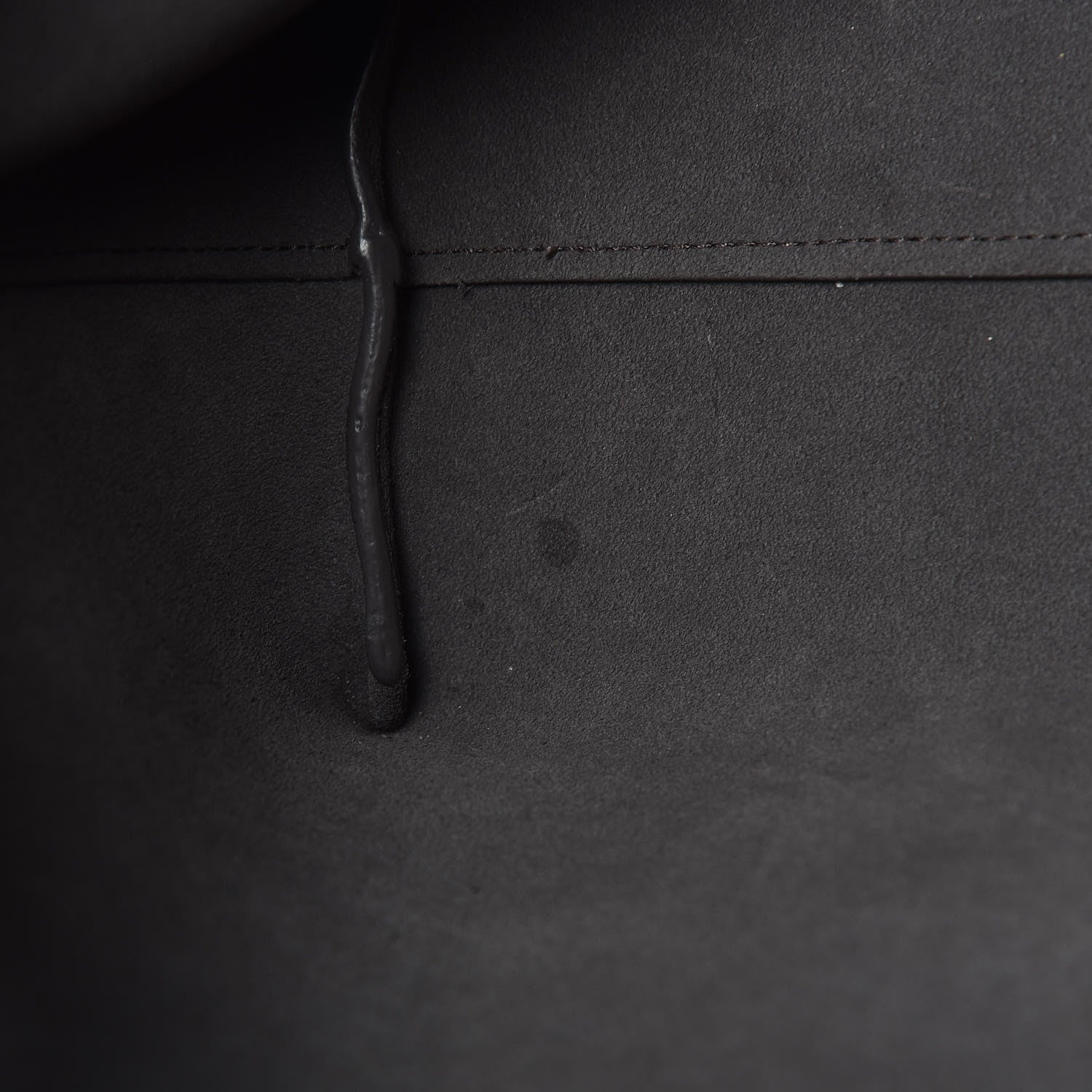 Saint Laurent Calfskin Large Shopping Tote Dark Grey 9 of 9