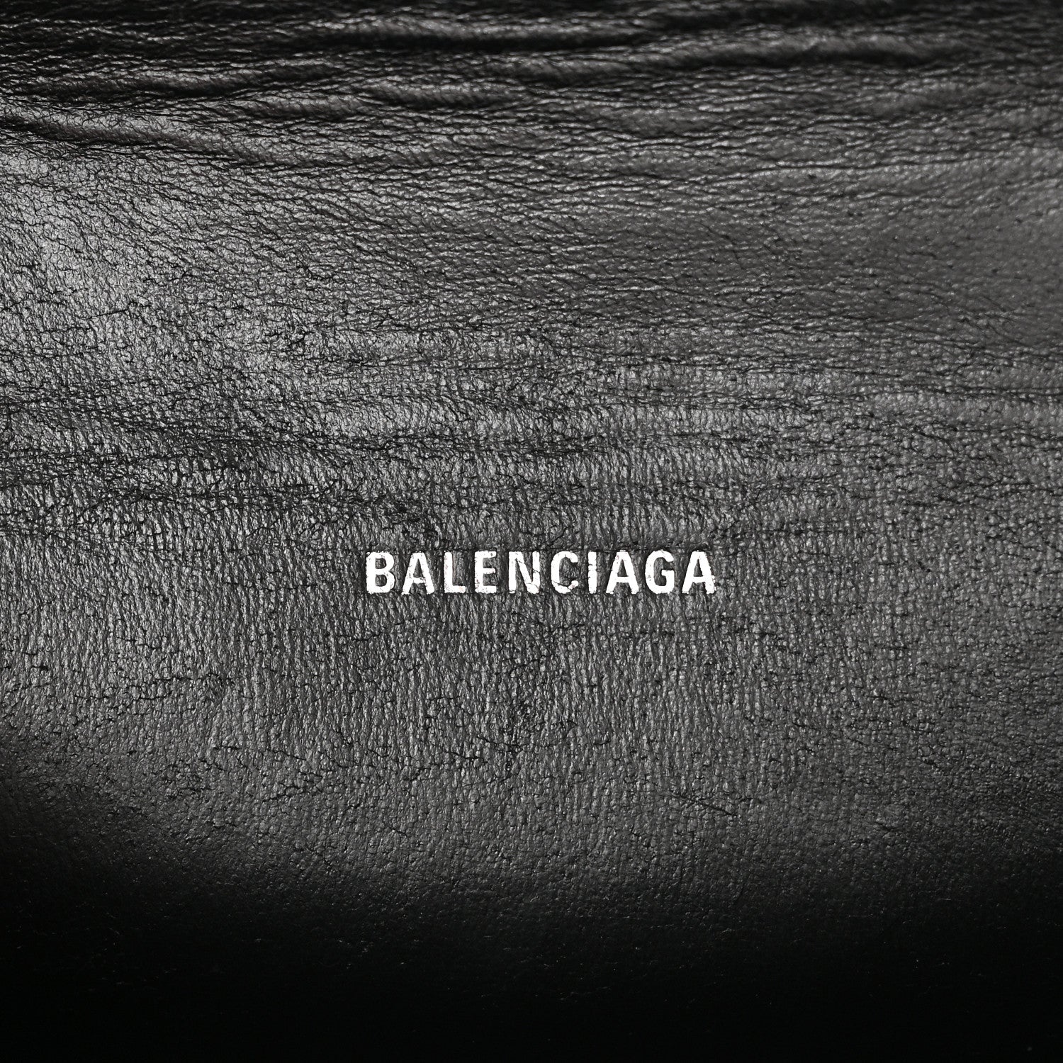 Balenciaga Grained Calfskin Hourglass Top Handle Bag XS Black 6 of 10