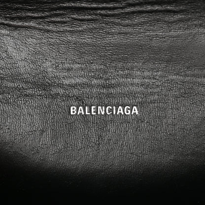 Balenciaga Grained Calfskin Hourglass Top Handle Bag XS Black 6 of 10