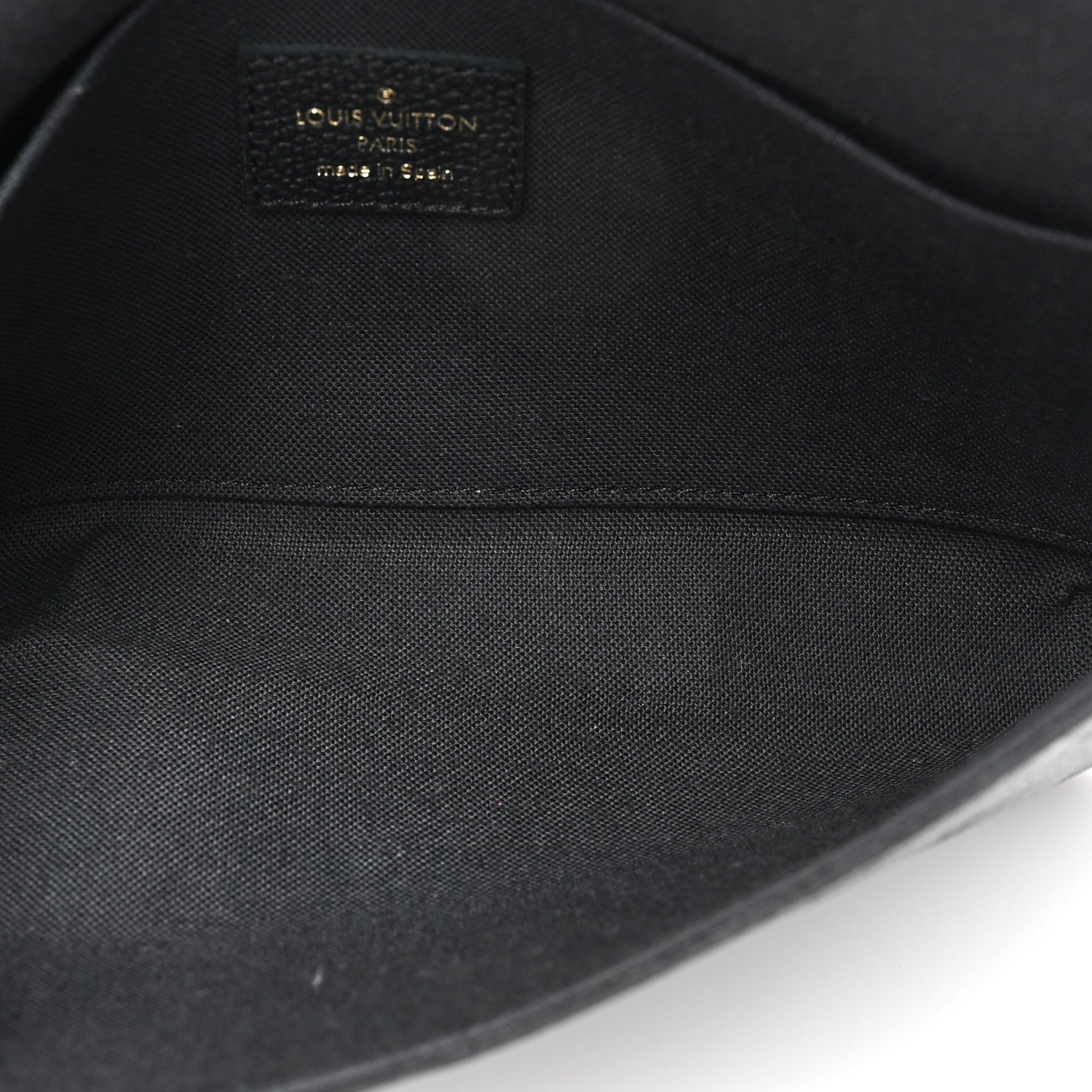 Louis Vuitton Empreinte Pochette Felicie Chain Wallet Black 6 of 11