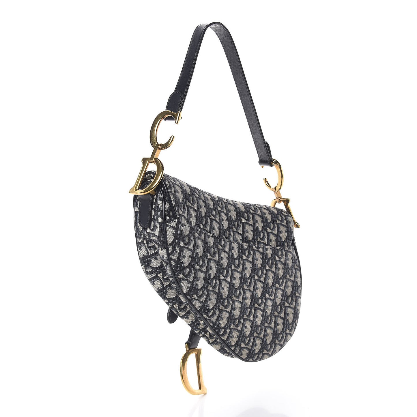 Oblique Saddle Bag Blue