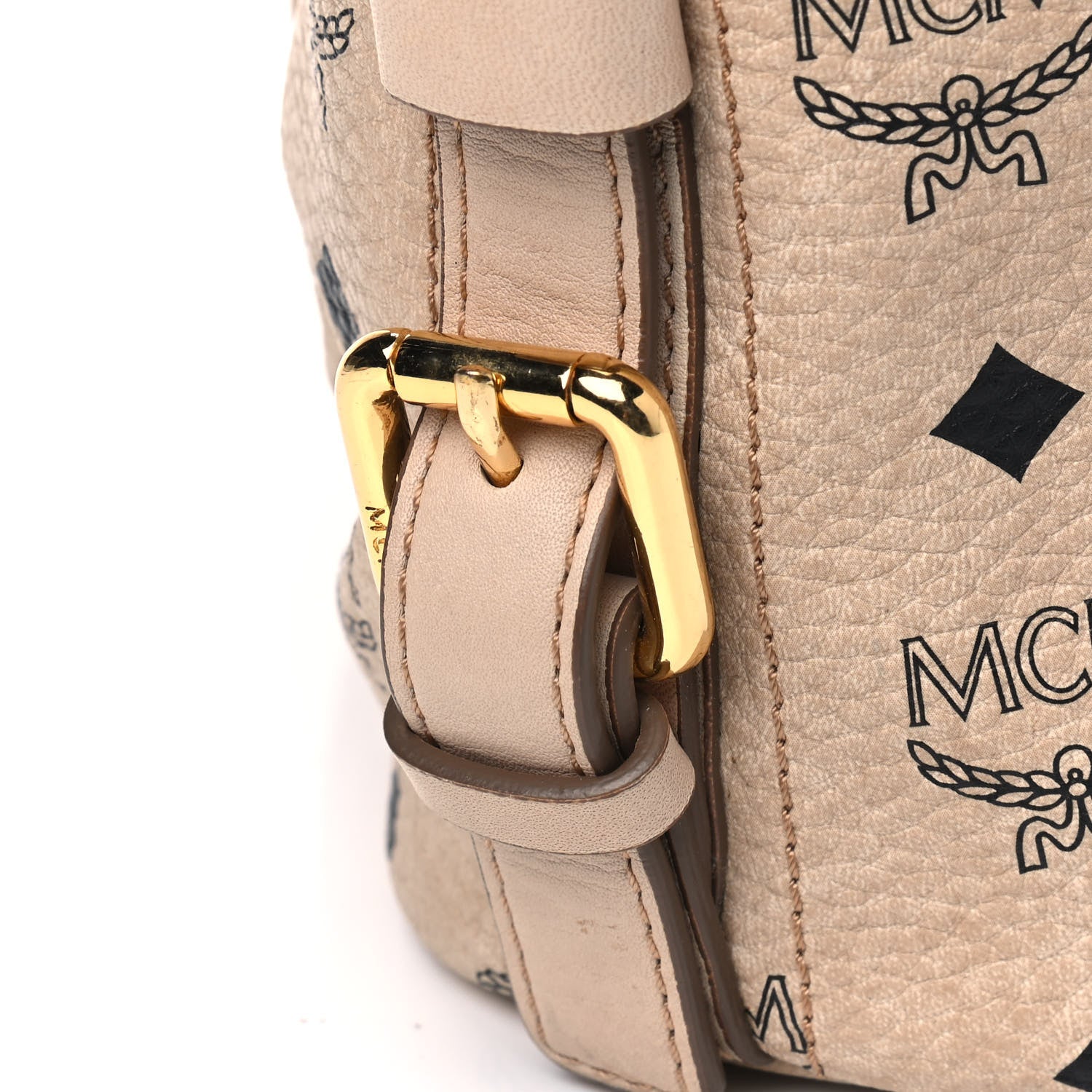 MCM Visetos Hobo Beige 9 of 13