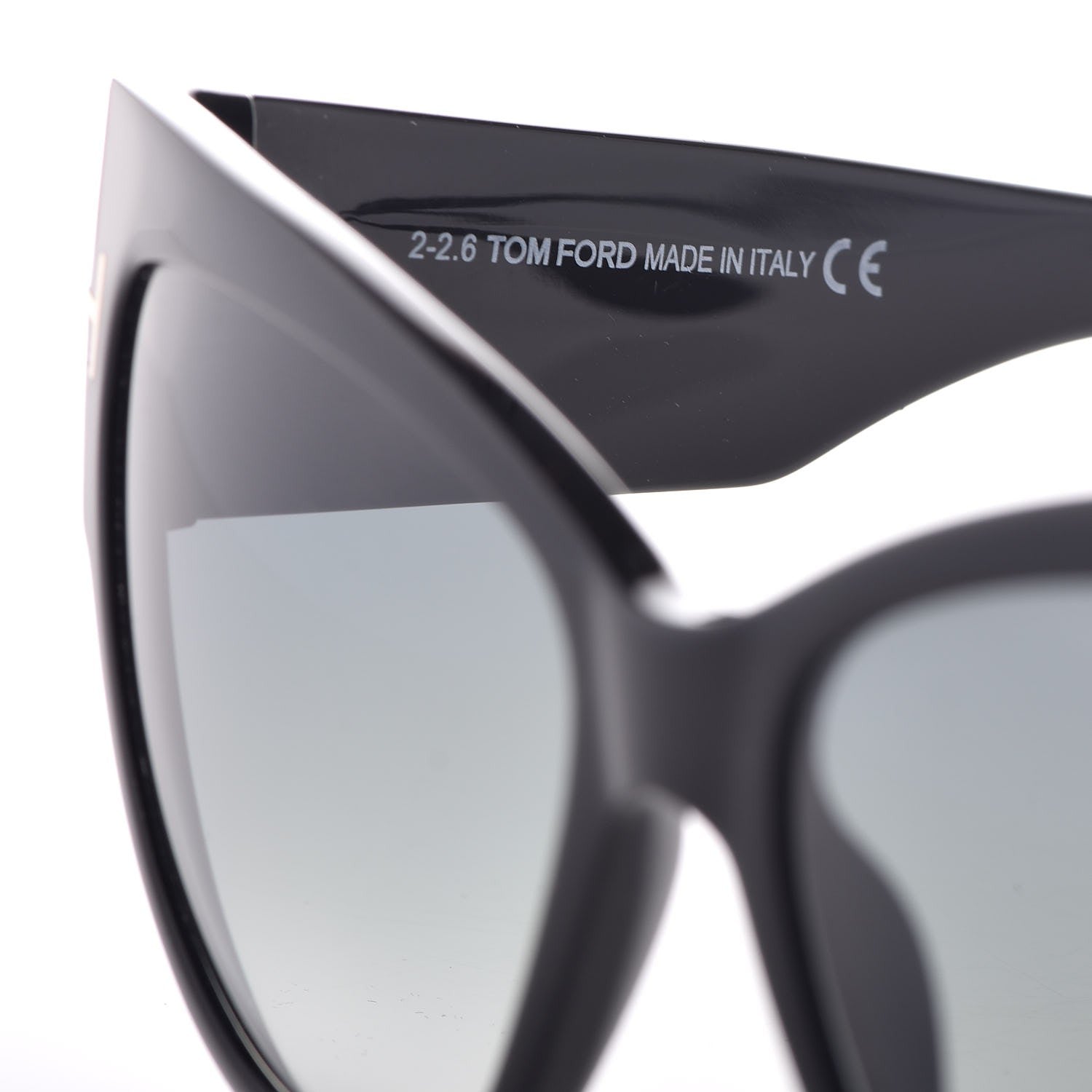 Tom Ford Acetate Anoushka Cat Eye Sunglasses TF371 Black 5 of 8