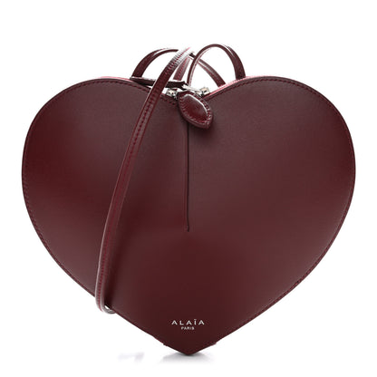 Alaia Lux Calfskin Le Coeur Bag Rouge Grenat 1 of 9