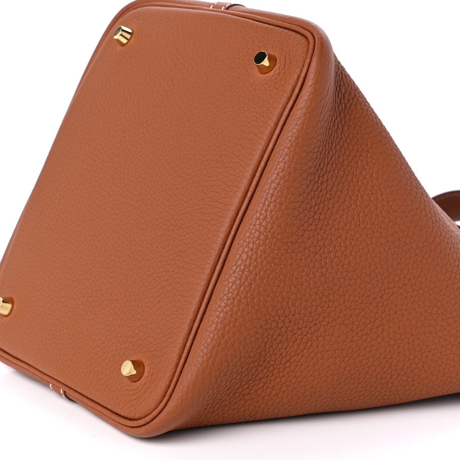 Hermes Taurillon Clemence Picotin Lock 22 MM Gold 9 of 9